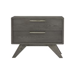 Nova Domus Soria Modern Grey Wash Nightstand