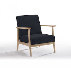 Gengo Modrest - - Modern Black and Accent Chair