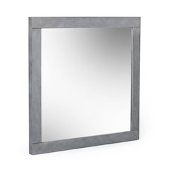 Modrest Buckley - Modern Grey Crackle Mirror