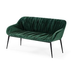 Modrest Katrina - Modern Green Fabric Bench
