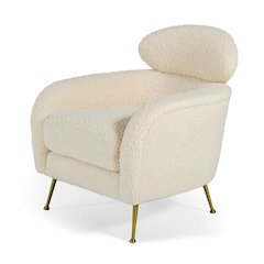 Modrest Altura - Modern Faux Fur Lounge Chair