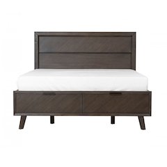 Modrest Roger - Queen Mid-century Acacia Bed