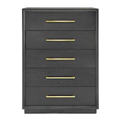 Modrest Manhattan- Contemporary Grey and Gold Chest