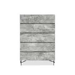 Nova Domus Aria - Italian Modern Multi Grey with texture Chest