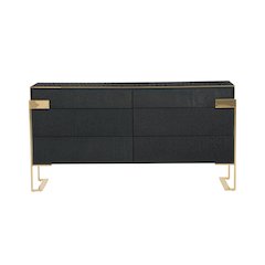 Modrest Rothsay - Modern Wenge + Gold Dresser
