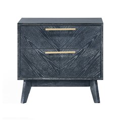 Modrest Diana - Modern Grey Ash Nightstand