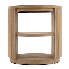 Jacobson - Modern Natural Acacia End Table