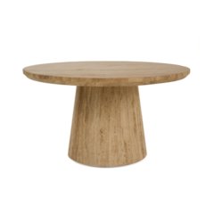 Velma - Modern Travertine Marble Coffee Table