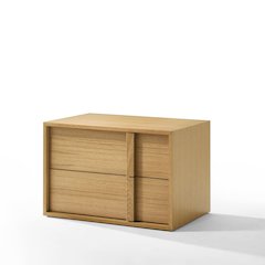 Nova Domus Berlin - Modern Natural Oak Nightstand