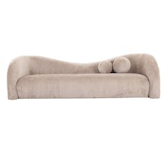 Divani Casa Calico - Contemporary Beige Fabric 4-Seat Sofa