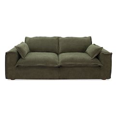 Durbin - Modern Green Fabric Sofa