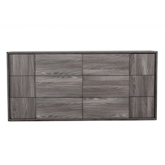 Nova Domus Asus - Italian Modern Elm Grey Dresser