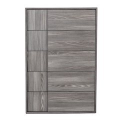 Nova Domus Asus - Italian Modern Elm Grey Chest