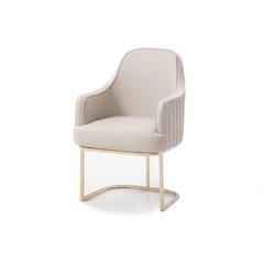Modrest Tyler - Modern Grey + Gold Dining Chair
