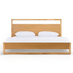 Nova Domus Berlin - Modern Natural Oak Queen Bed