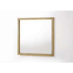 Nova Domus Santa Monica - Modern Natural Oak Square Mirror