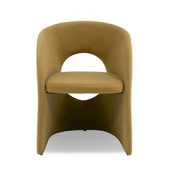 Modrest Brea - Modern Tan Fabric Dining Chair