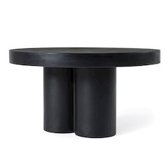 Modrest Bruni - Modern Black Concrete Coffee Table