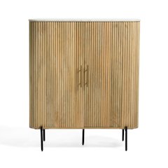 Modrest - Cambridge White Marble & Mango Tall Buffet