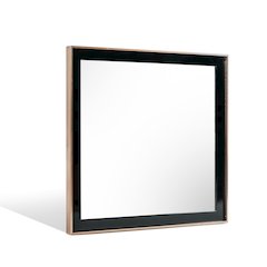 Nova Domus Cartier Modern Black & Rosegold Mirror