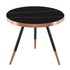 Modrest Cayson - Modern Black Ceramic Small Coffee Table