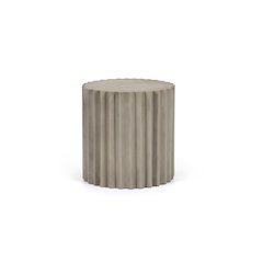 Modrest Evadale - Modern Grey Concrete End Table