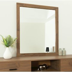 Nova Domus Fantasia - Contemporary Walnut Mirror