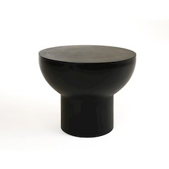 Modrest Fate - Modern Black Concrete End Table