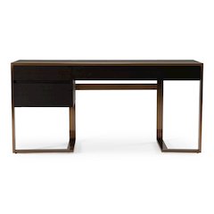 Modern Fauna Wenge and Rosegold Desk