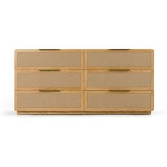 Modrest Gavin - Modern Natural Ash + Rattan Dresser