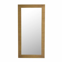 Glinda - Modern Brushed Brass Floor Mirror