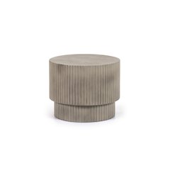 Modrest Gruver - Modern Grey Concrete End Table