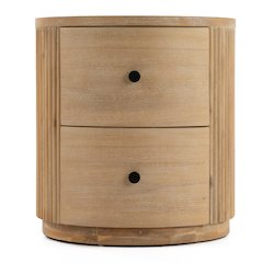 Jacobson - Modern Natural Acacia Nightstand