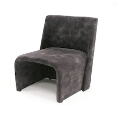 Modrest - Modern Jarvis Accent Dark Grey Fabric Chair