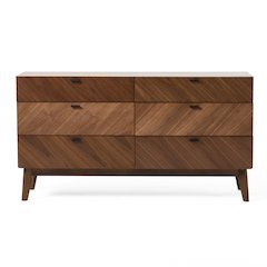 Nova Domus Kamela- Modern Walnut Dresser