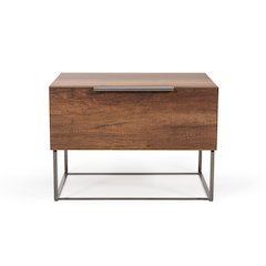 Nova Domus Lorenzo Italian Modern Light Oak Nightstand