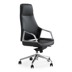 Merlo - Modern Black High Back Executive Office Chair