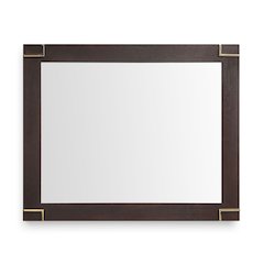 Modrest Moontide - Modern Smoked Ash & Gold Mirror
