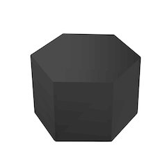 Modrest Newmont - Small Grey High Gloss End Table