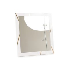 Modrest Nixa - Modern White & Gold Mirror