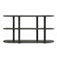 Modrest Noah - Modern Dark Brown Bookshelf