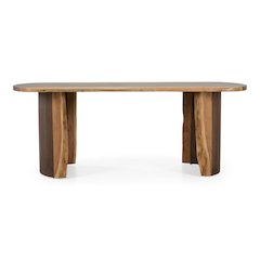 Orville - Modern Live Edge Acacia Dining Table