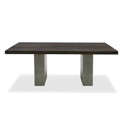 Modrest Renzo Modern Oak & Concrete 79" Dining Table