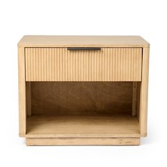 Nova Domus Santa Monica - Modern Natural Oak Nightstand