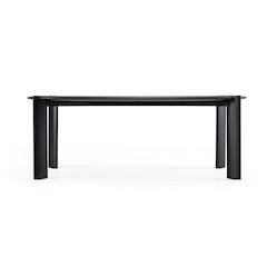 Modrest Steven - Modern Black Oval Dining Table
