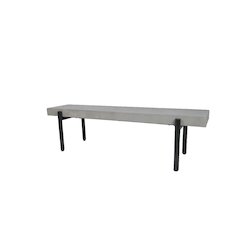 Modrest Timlin - Modern Concrete & Metal Bench