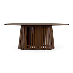 Truman - Mid-Century Modern Walnut Oval Dining Table