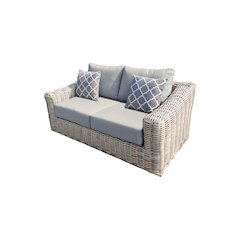 Hawaii Love Seat with Light Beige Cushion