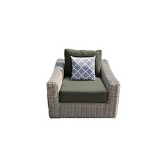 Tulum Arm Chair with Grey Cushion