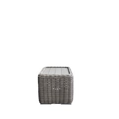 Tulum End Table, Dark Beige